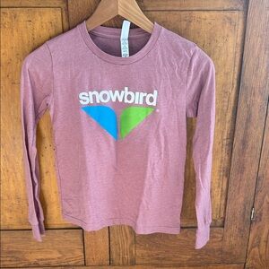 Snowbird Kids Long Sleeve Shirt - Pink
